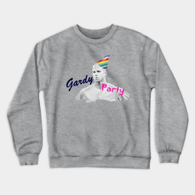 Gardy Party Design Crewneck Sweatshirt by Bleeding Yankee Blue